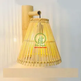 ĐÈN ỐP TƯỜNG MÂY TRE KD010
