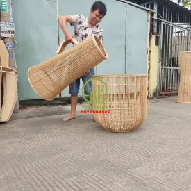 ĐÈN LY MÂY TRE ĐAN KD06