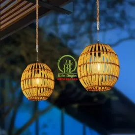 ĐÈN THẢ MÂY TRE KD025