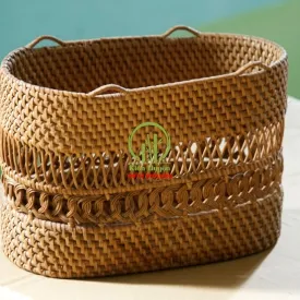 GIỎ MÂY TRE ĐAN KD003