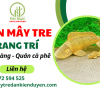 Top 6 loại đèn mây tre trang trí nội thất dùng trong nhà hàng và quán cafe