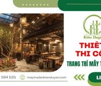 Thiết kế thi công trang trí mây tre đan - Kiến tạo không gian độc đáo