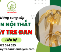 Mây Tre Kiên Duyên - Xưởng đan đèn nội thất từ mây tre tại TPHCM