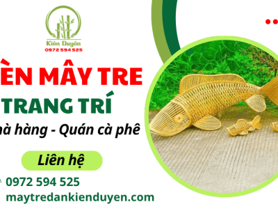 Top 6 loại đèn mây tre trang trí nội thất dùng trong nhà hàng và quán cafe