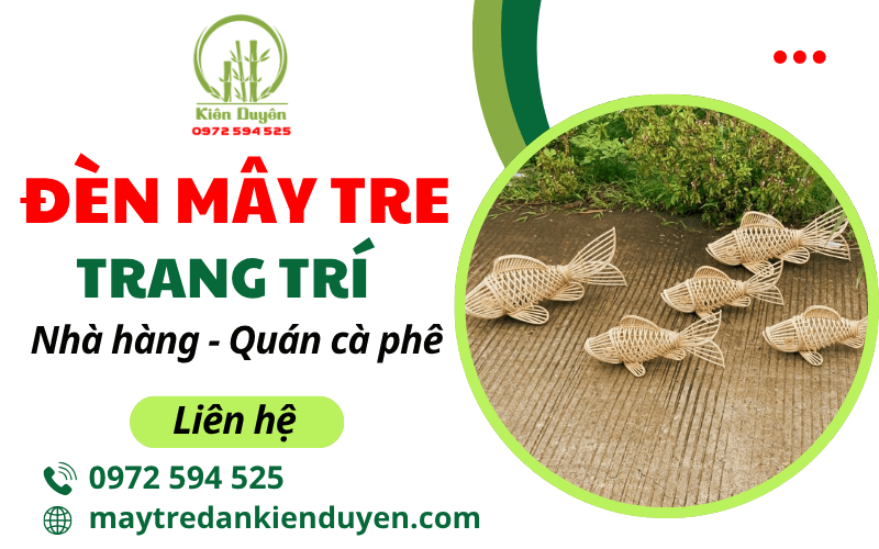 đèn mây tre