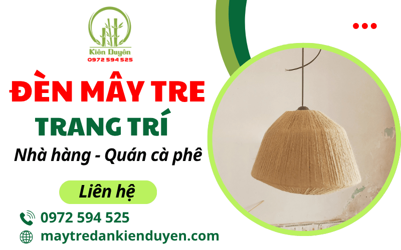 đèn mây tre