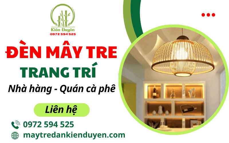 đèn mây tre