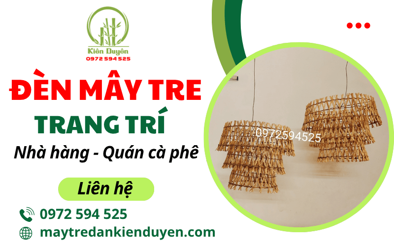 đèn mây tre
