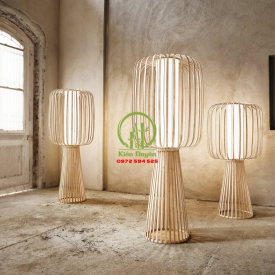 ĐÈN ĐỨNG MÂY TRE KD003
