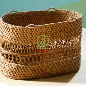 GIỎ MÂY TRE ĐAN KD003