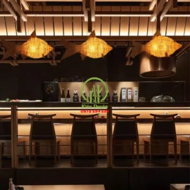 ĐÈN THẢ MÂY TRE KD024