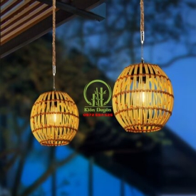 ĐÈN THẢ MÂY TRE KD025