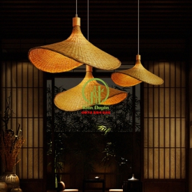 ĐÈN THẢ MÂY TRE KD018