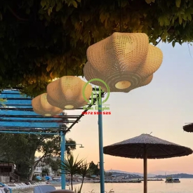 ĐÈN THẢ MÂY TRE KD021