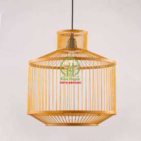ĐÈN THẢ MÂY TRE KD004