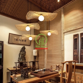 ĐÈN THẢ MÂY TRE KD008