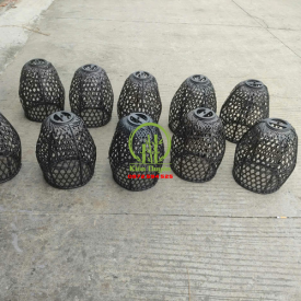 ĐÈN THẢ MÂY TRE ĐAN KD054