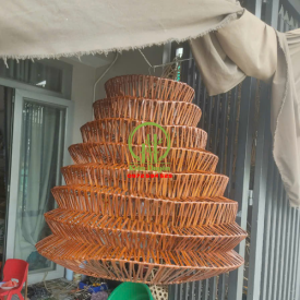 ĐÈN THẢ MÂY TRE ĐAN KD05