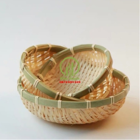 RỔ MÂY TRE ĐAN KD003