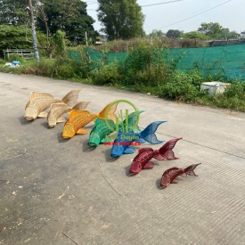 ĐÈN CON CÁ MÂY TRE ĐAN KD82