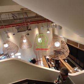 ĐÈN CHÙM MÂY TRE ĐAN KD01