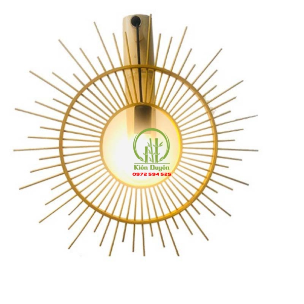 ĐÈN ỐP TƯỜNG MÂY TRE KD009