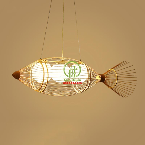 ĐÈN THẢ MÂY TRE KD010