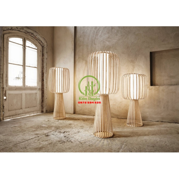ĐÈN ĐỨNG MÂY TRE KD003