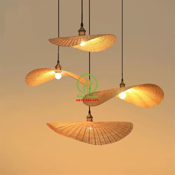 ĐÈN THẢ MÂY TRE KD016