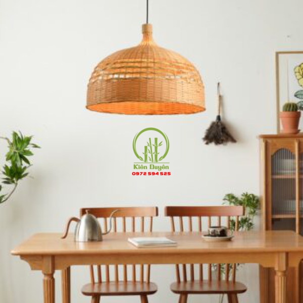 ĐÈN THẢ MÂY TRE KD013