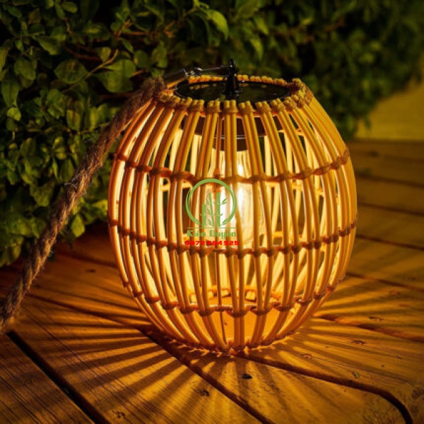 ĐÈN THẢ MÂY TRE KD025
