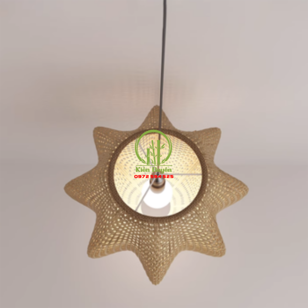 ĐÈN THẢ MÂY TRE KD021