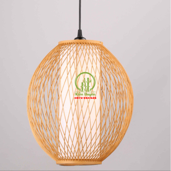 ĐÈN THẢ MÂY TRE KD002