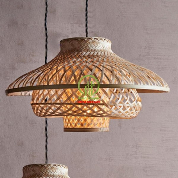 ĐÈN THẢ MÂY TRE KD015
