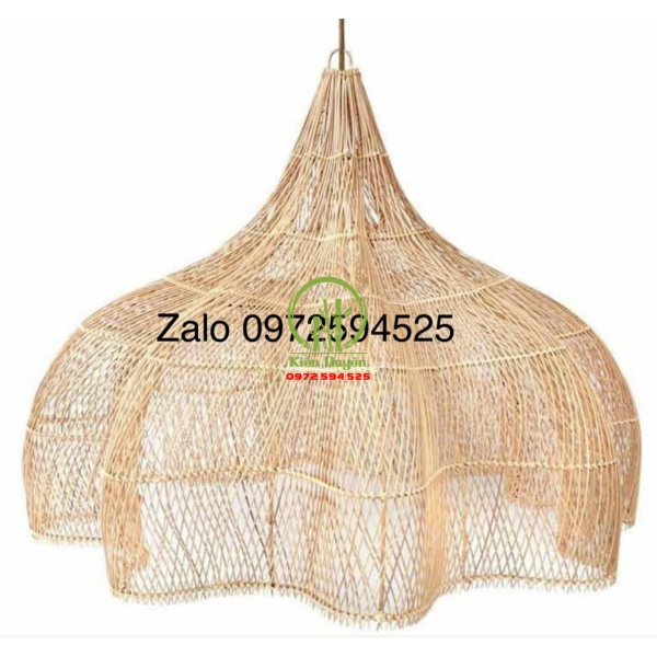 ĐÈN THẢ MÂY TRE ĐAN KD055