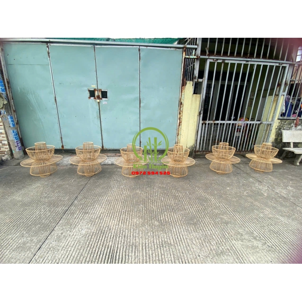 ĐÈN MÂY TRE ĐAN TRANG TRÍ KD035
